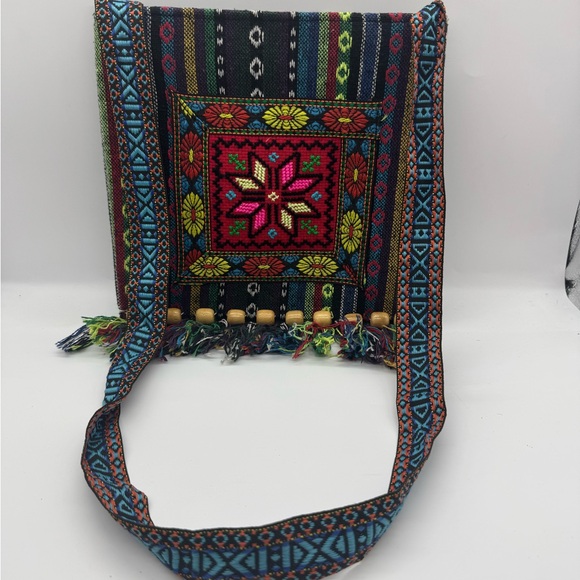 Unbranded Vintage Multicolor Embroidered Crossbody bag - Picture 4 of 4